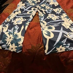 Floral Wide-Leg Pants